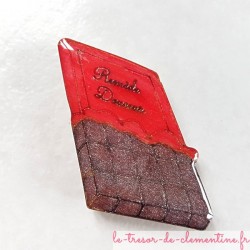 Magnet collection tablette de chocolat "remède douceur" fabrication artisanale