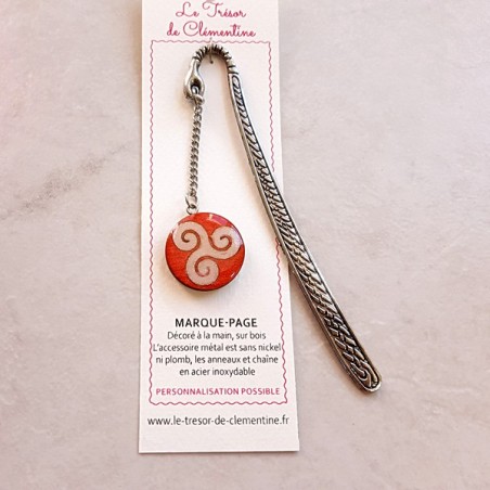 Marque-page triskel bijou de livre pour un cadeau original pour tous