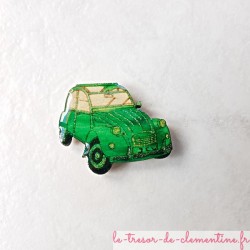 2 cv vert printemps voiture magnet de collection pour un cadeau utile et original