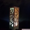 Lampe d'ambiance  nomade décor arbre nature brun à vert autodétection