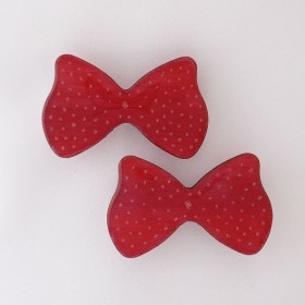 Barrettes noeud papillon bleu
