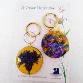 Réalisées avec deux faces distinctes, ces boucles d'oreilles vous permet 4 combinaisons différentes