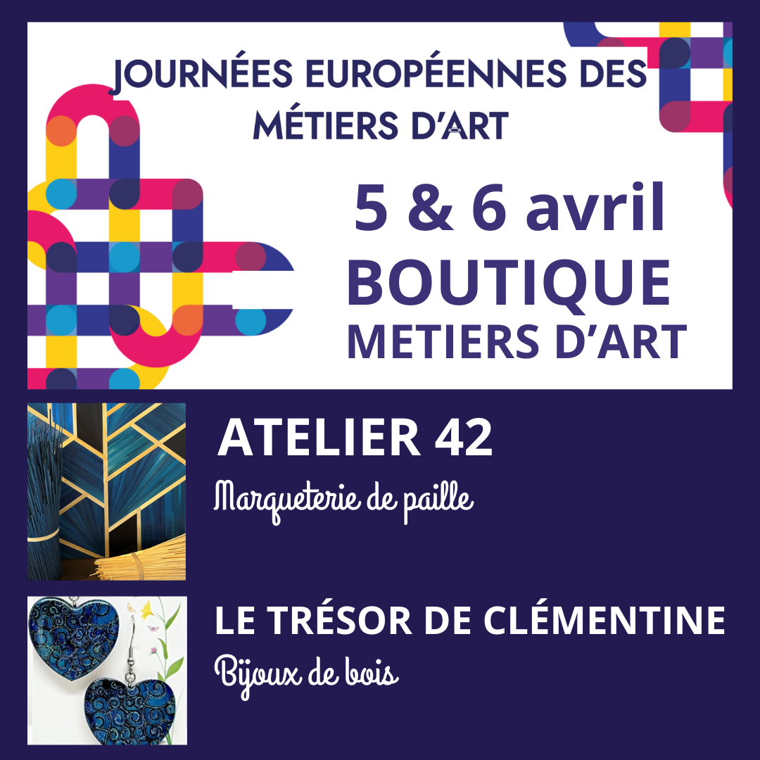 JEMA journées européennes des métiers d'art à Turquant Le Trésor de Clémentine